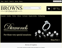 Tablet Screenshot of brownsofcongleton.com